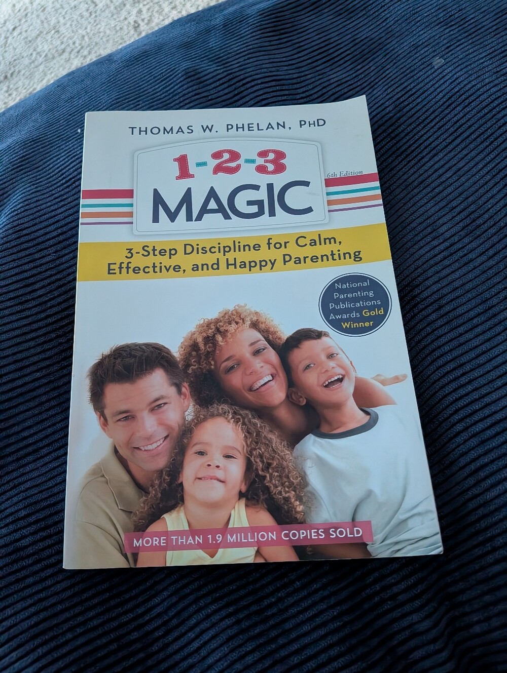1-2-3 MAGIC Parenting Book - White with Yellow Accent